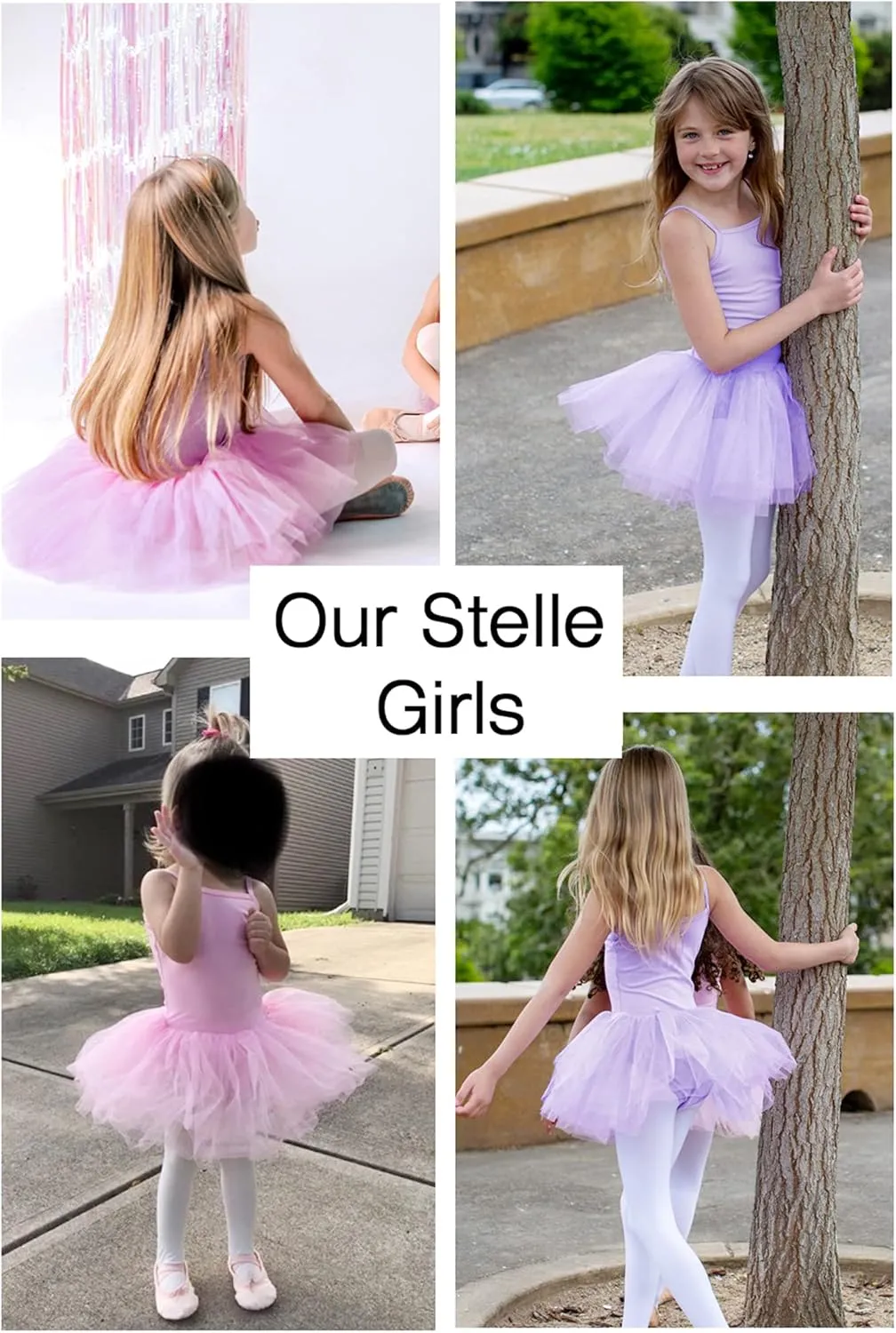 Stelle Toddler Ballet Leotards for Girls,Dance Leotard for Girls,Camisole Toddler Ballet Outfit for Studio Outdoor Daily Wear