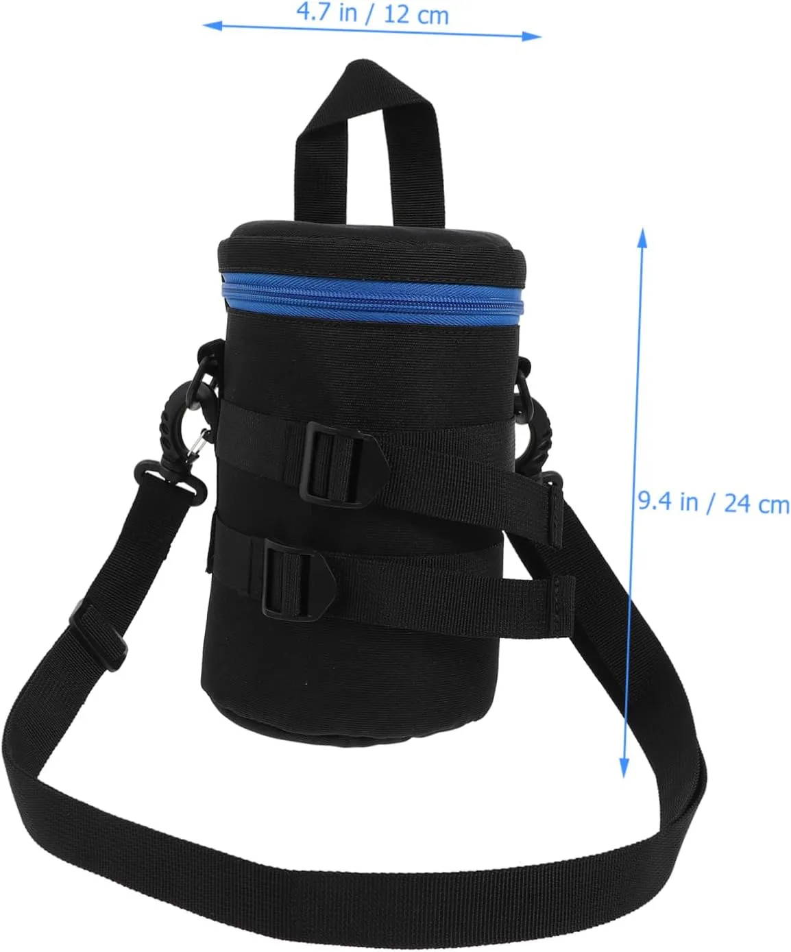 Sturdy Polyester Camera Bag Lens Bag Water Resistant Camera Lens Case Compact and Stylish Fit for Dslr Camera Random Color