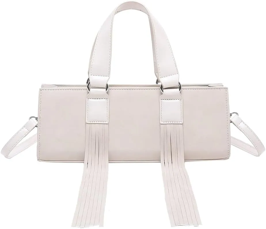 Stylish Crossbody Bags for Women Vintage Handbags for Women 2025 Suede Bag with Tassel Shoulder Bag Satchel Purse 2025 Trendy