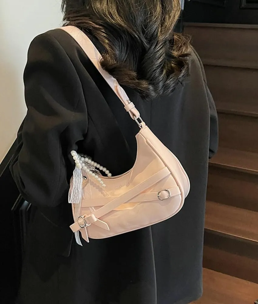 Stylish Retro PU Leather Cross Body Bag Adjustable Strap Shoulder Bag Cross Design Hobo Bags for Women 2025