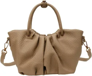 Stylish Senior Bucket Bag Simple Texture Cross Body Bag for Women PU Leather Handbag for Outdoor Trendy 2025