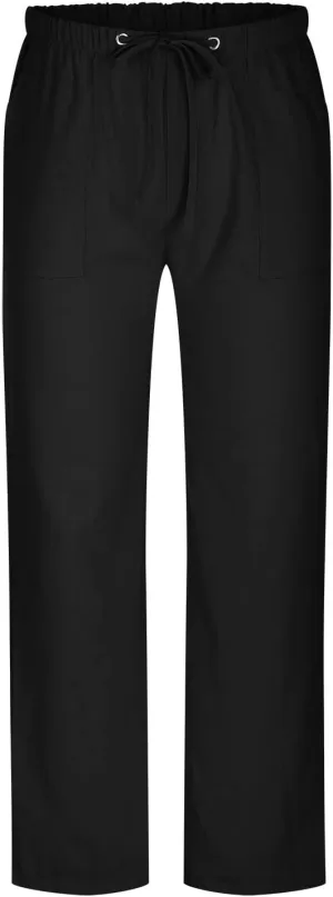 Sweatpants for Men 2024 Trendy Cotton Linen Casual Pants Straight Wide Leg Sweatpants Elastic Waist Drawstring Trouser