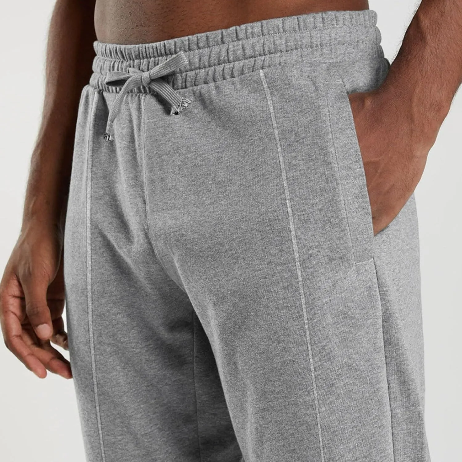 Sweatpants for Men Baggy Big and Tall Knitted Tapered Joggers Plus Size Lightweight Workout Jogging Athletic Trousers