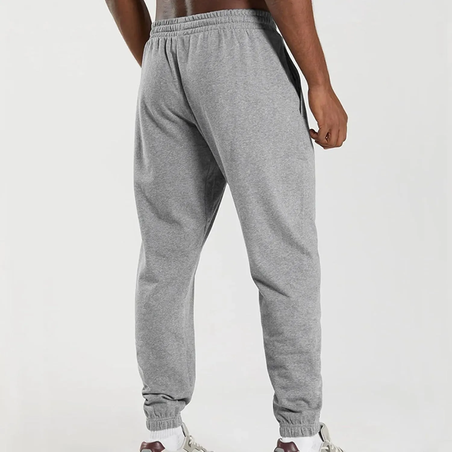 Sweatpants for Men Baggy Big and Tall Knitted Tapered Joggers Plus Size Lightweight Workout Jogging Athletic Trousers