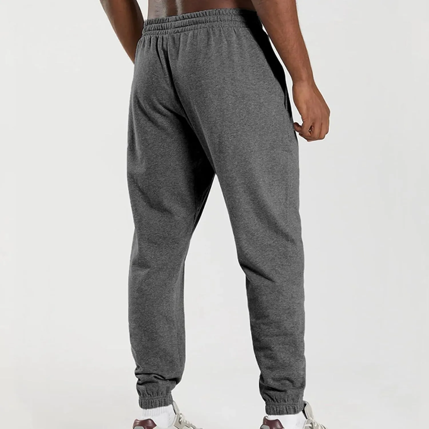 Sweatpants for Men Baggy Big and Tall Knitted Tapered Joggers Plus Size Lightweight Workout Jogging Athletic Trousers