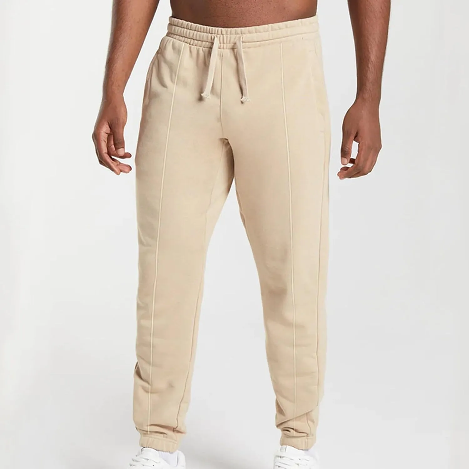 Sweatpants for Men Baggy Big and Tall Knitted Tapered Joggers Plus Size Lightweight Workout Jogging Athletic Trousers