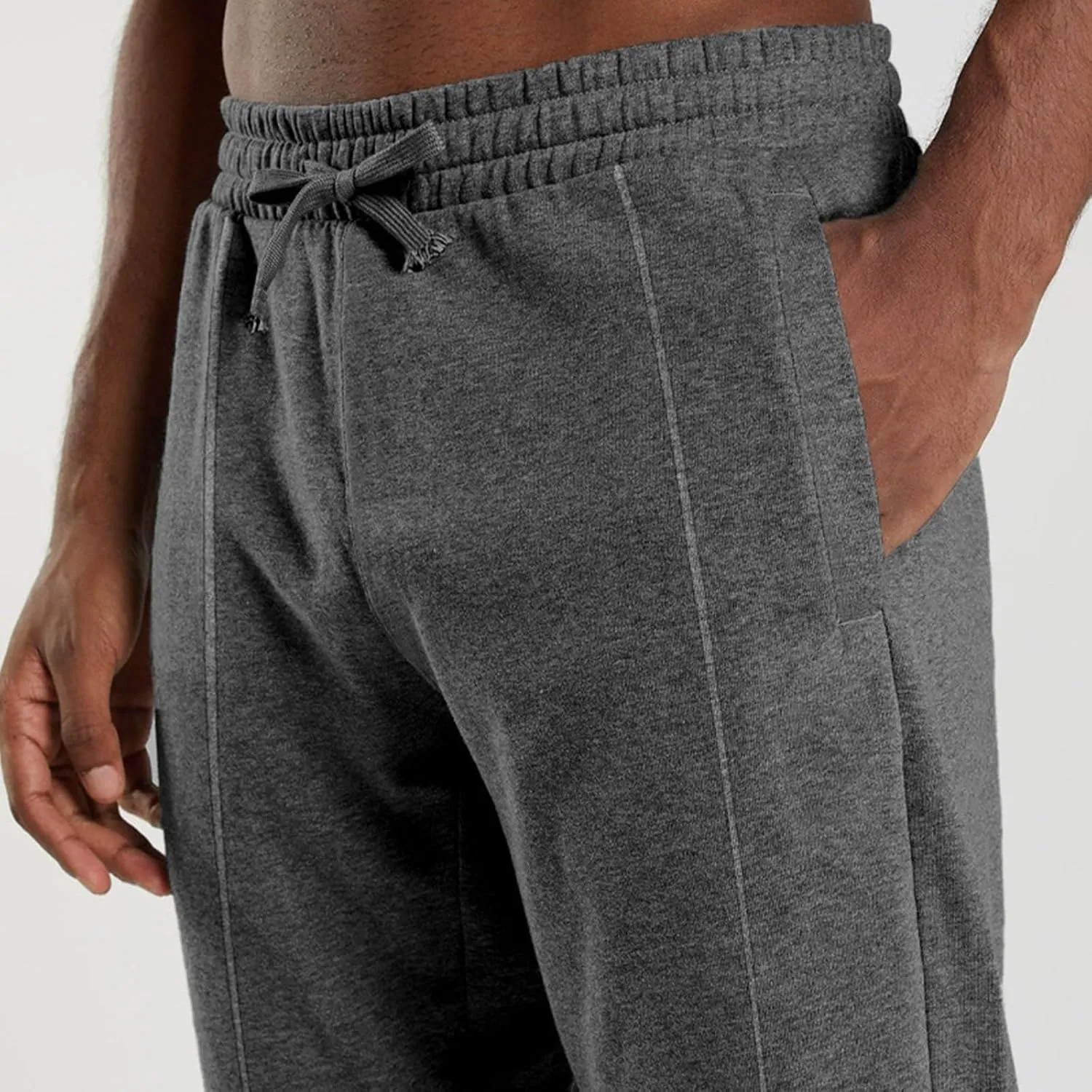 Sweatpants for Men Baggy Big and Tall Knitted Tapered Joggers Plus Size Lightweight Workout Jogging Athletic Trousers