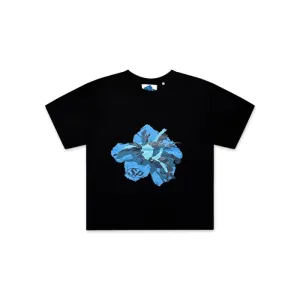 T-shirt Black Flower Logo | StudioPolyvalent