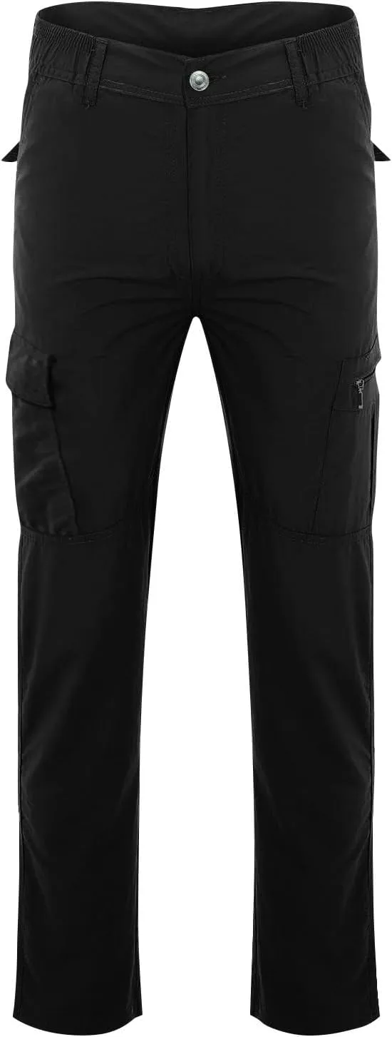 Tactic Pants for Men Water Resistant Cargo Hiking Work Pants Multi Pockets Quick Dry Ripstop Construction Trousers
