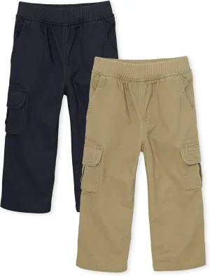 The Children's Place Baby Toddler Boys' Pull on Cargo Pants