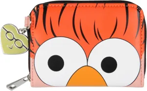 The Muppets Beaker Mini Compact Zip Around Wallet with Dr. Bunsen Honeydew Charm