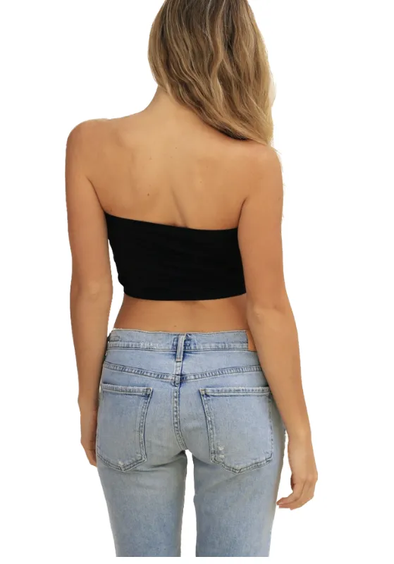 The Seamless Bandeau Black