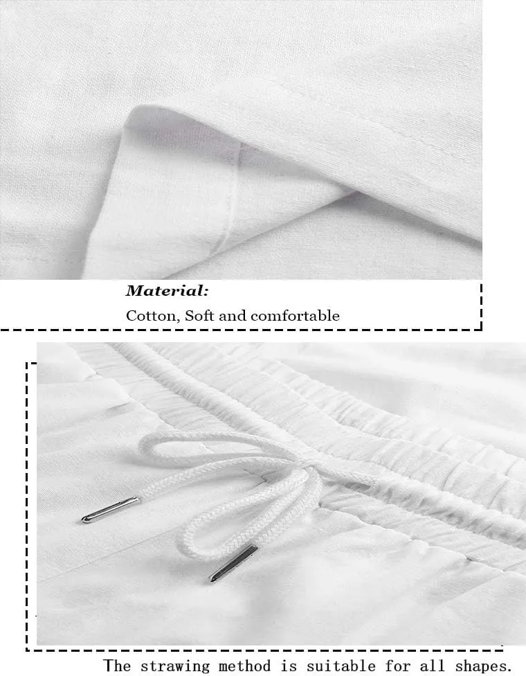 THWEI Linen Pants Mens Casual Drastring Loose Fit Summer Lightweight Beach Pants
