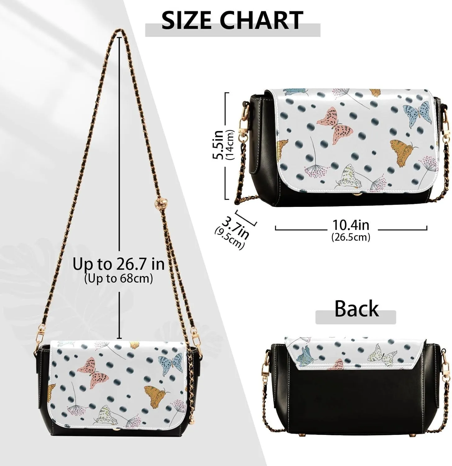 Tote Bag for Women PU Leather Shoulder Bags Fashion Hobo Handbags with Adjustable Chain Shoulder Strap