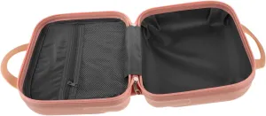 Travel Cosmetic Bag Girls' Makeup Suitcase Hard Shell Abs Material Compact Makeup Organizer for Business Leisure Trips