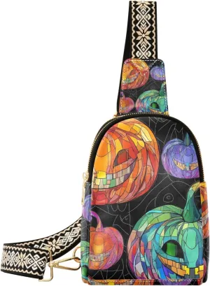 trendy Colour Evil Pumpkin fanny pack diaper sturdy fanny pack diaper bag for travel
