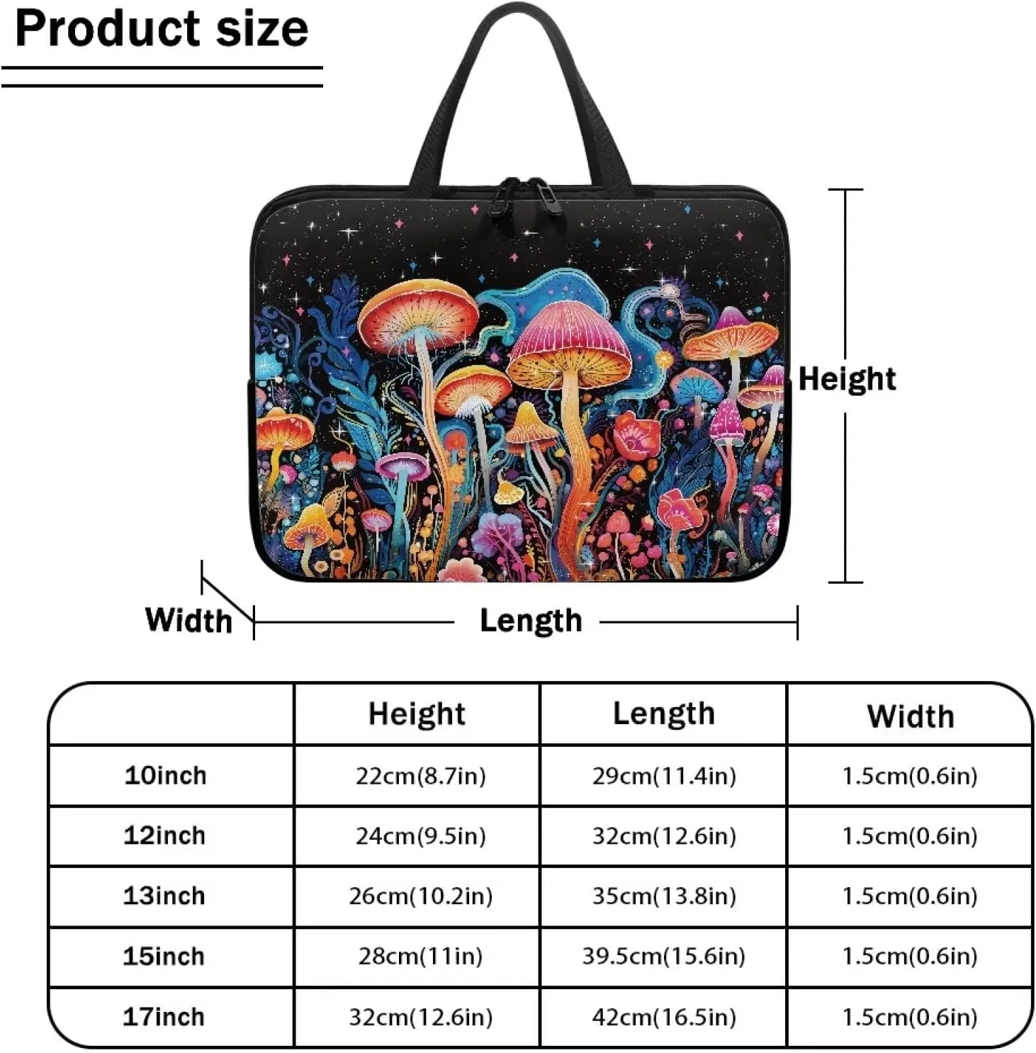 Uasibuni Stylish Floral Laptop Tote Bag for Women Laptop Sleeve Case 15.6In Laptop Messenger Bag Small Laptop Bag