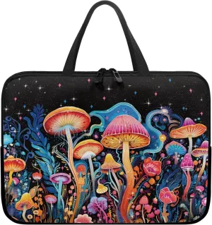 Uasibuni Stylish Floral Laptop Tote Bag for Women Laptop Sleeve Case 15.6In Laptop Messenger Bag Small Laptop Bag