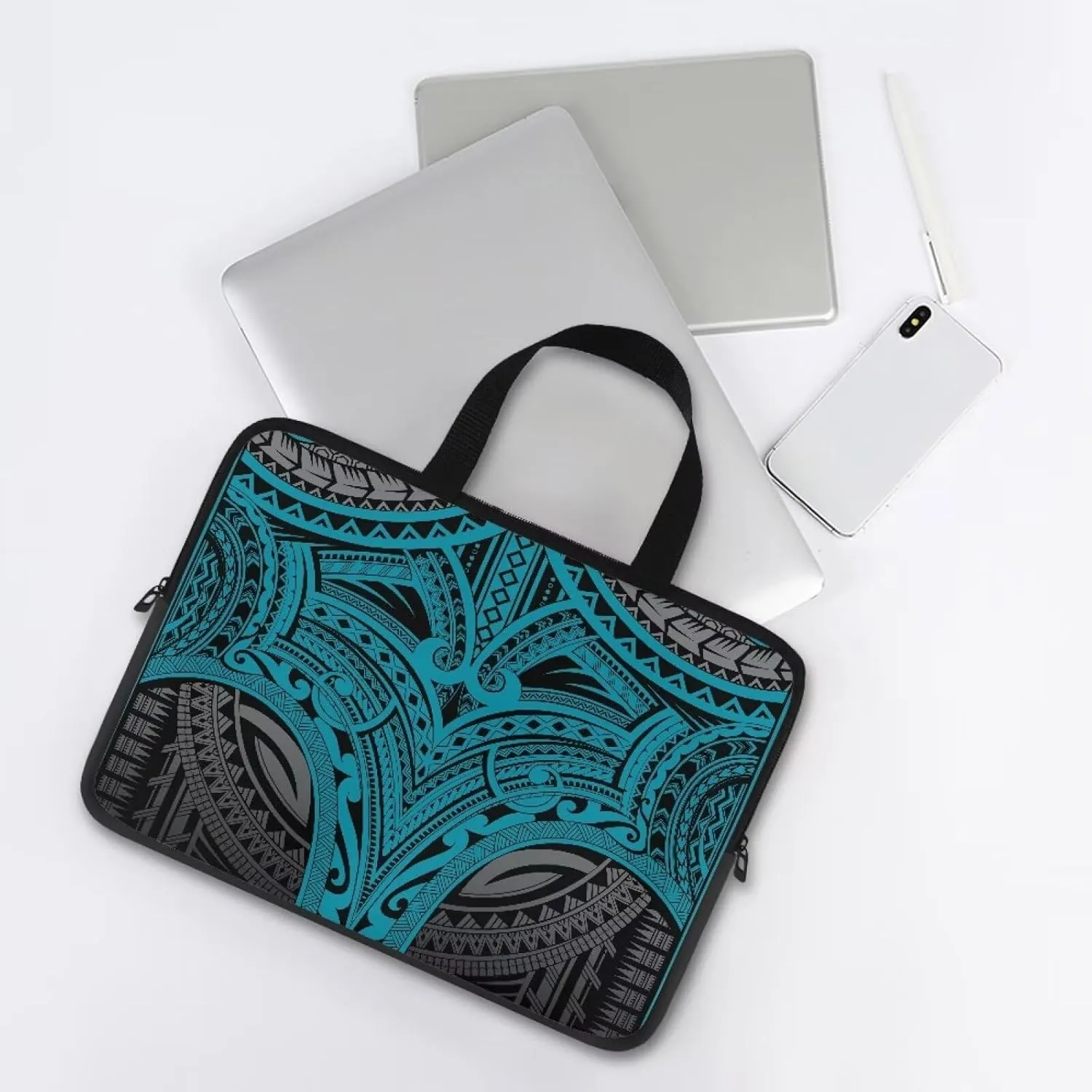 Uasibuni Stylish Laptop Bag Sleeve Carrying Case with Handle Laptop Sleeve Bag 17In Laptop Tote Bag Gift for Women Men