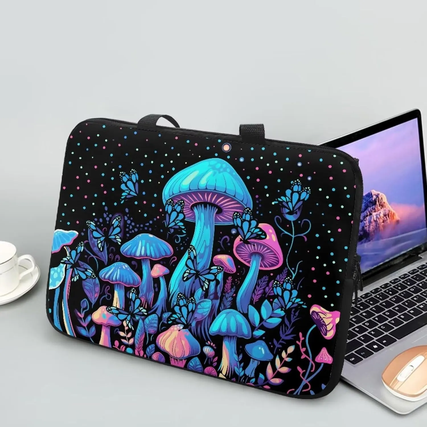 Uasibuni Stylish Laptop Bag Sleeve Carrying Case with Handle Laptop Sleeve Bag 17In Laptop Tote Bag Gift for Women Men