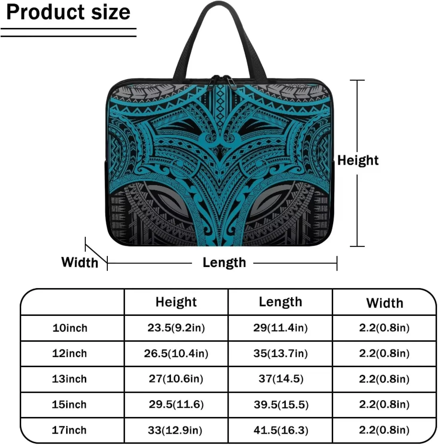 Uasibuni Stylish Laptop Bag Sleeve Carrying Case with Handle Laptop Sleeve Bag 17In Laptop Tote Bag Gift for Women Men