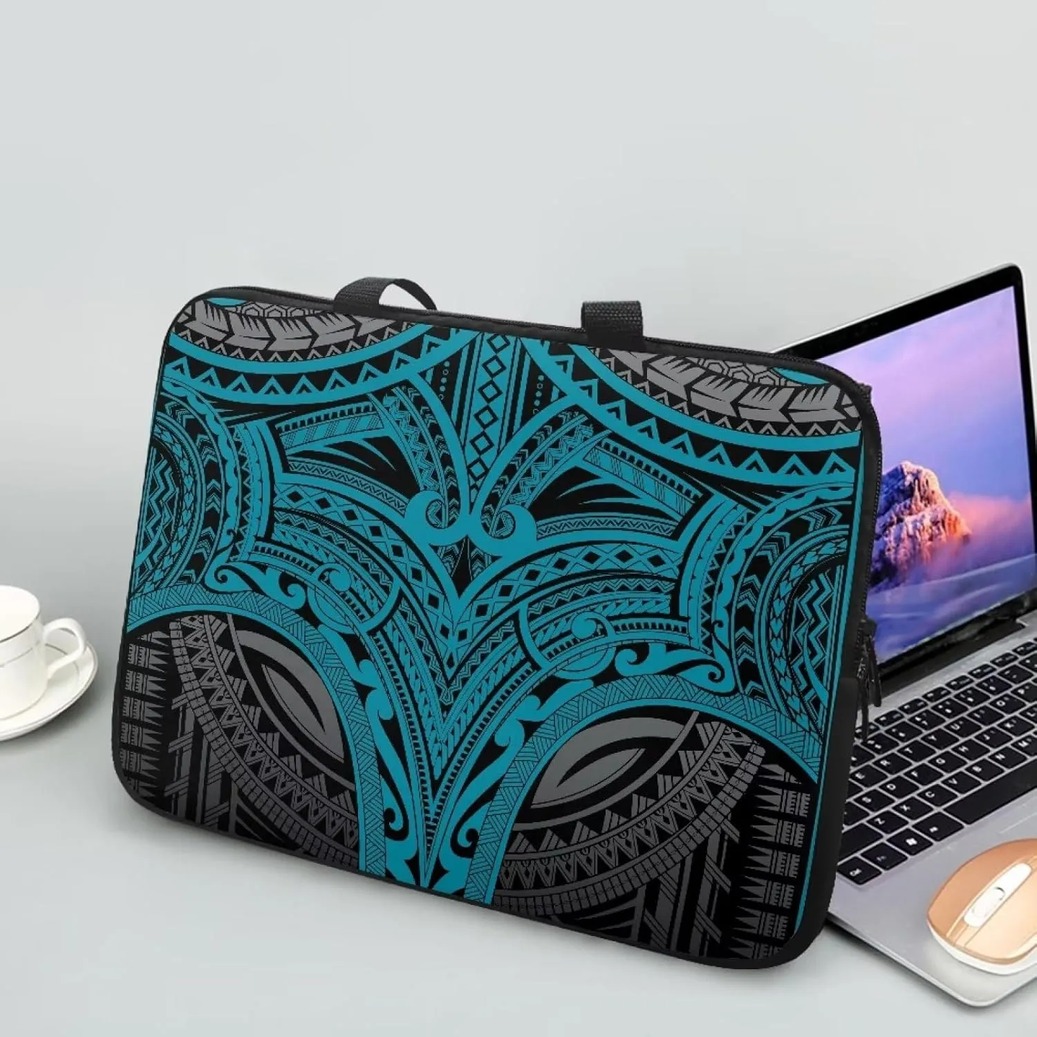 Uasibuni Stylish Laptop Bag Sleeve Carrying Case with Handle Laptop Sleeve Bag 17In Laptop Tote Bag Gift for Women Men