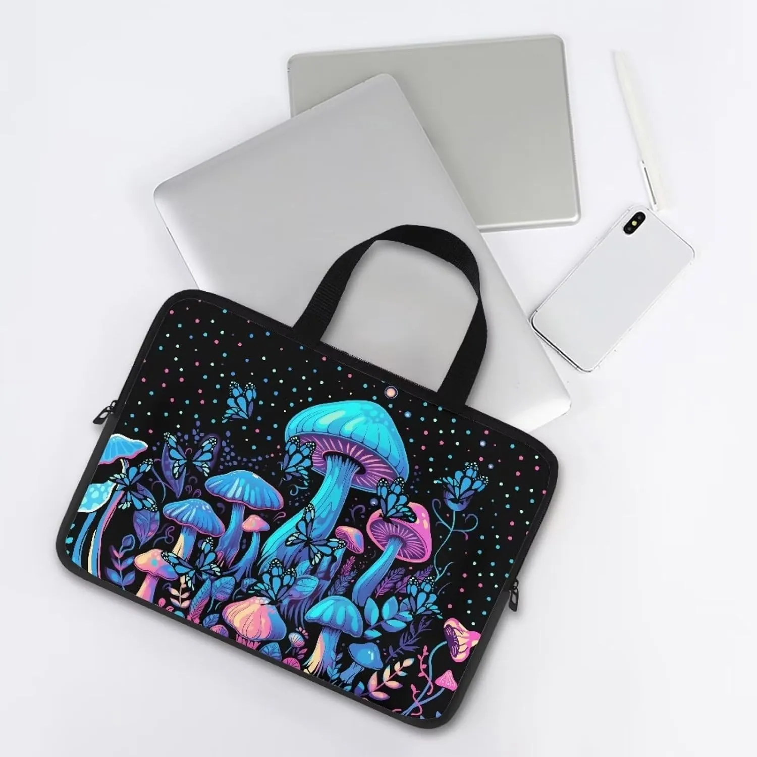 Uasibuni Stylish Laptop Bag Sleeve Carrying Case with Handle Laptop Sleeve Bag 17In Laptop Tote Bag Gift for Women Men