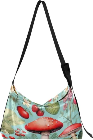 Valentine's Day Bear Leather Crossbody Shoulder Bag, Shoulder Bag with Zipper, Hobo Bags for Women