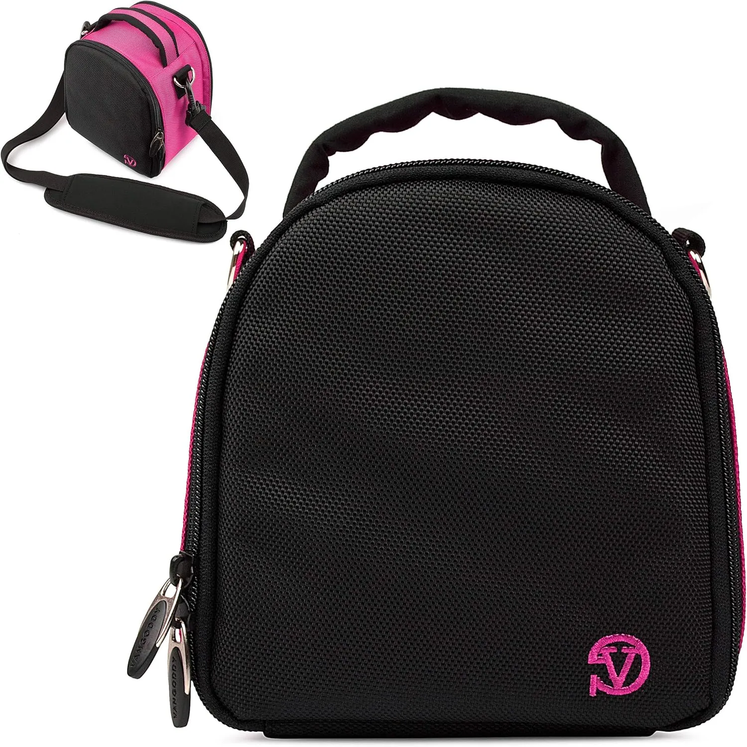 VanGoddy Laurel Magenta Carrying Case Bag for Nikon Z50 Z7 Z6, D DL Series, Compact, D-SLR, Mirrorless Cameras