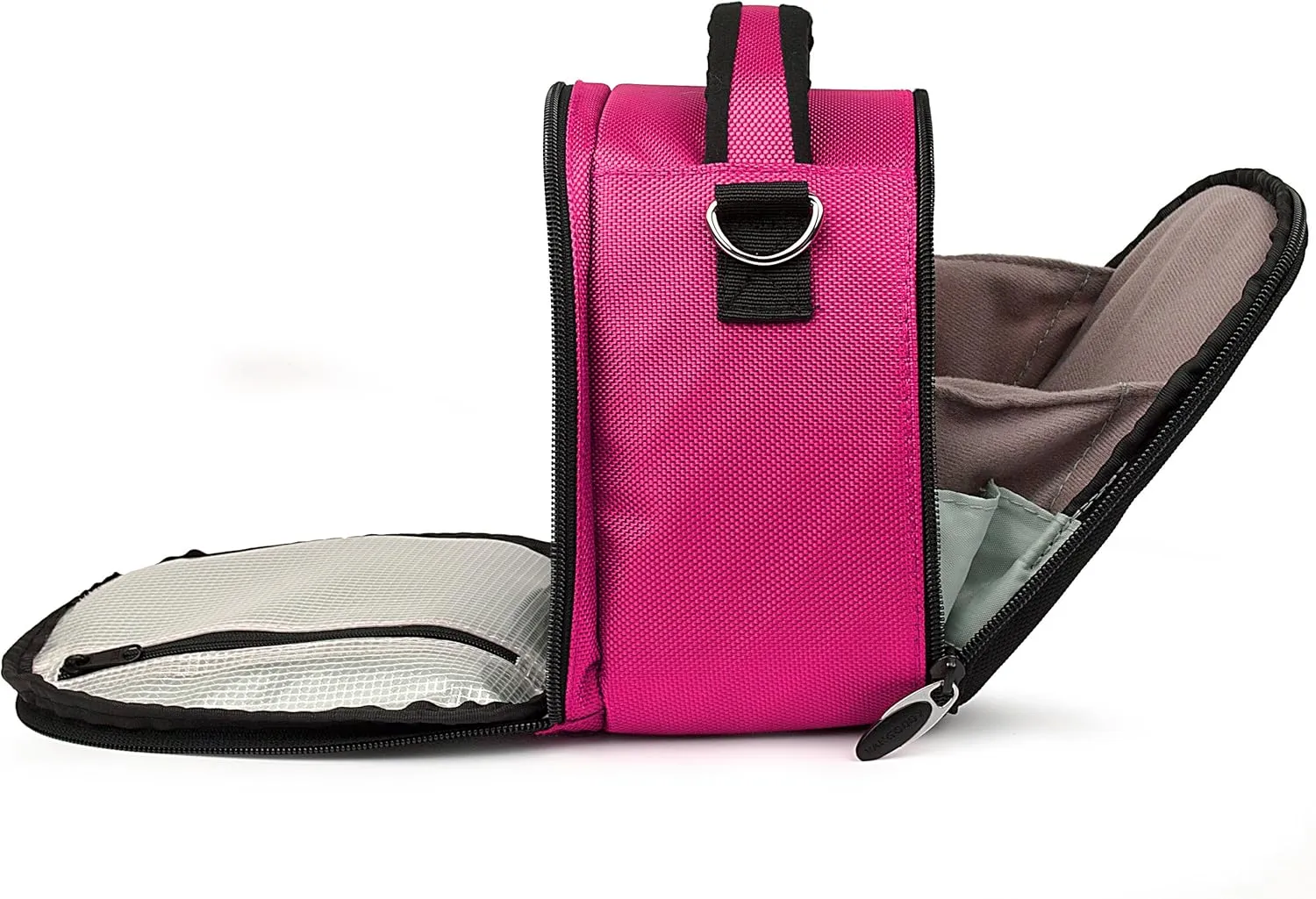 VanGoddy Laurel Magenta Carrying Case Bag for Nikon Z50 Z7 Z6, D DL Series, Compact, D-SLR, Mirrorless Cameras