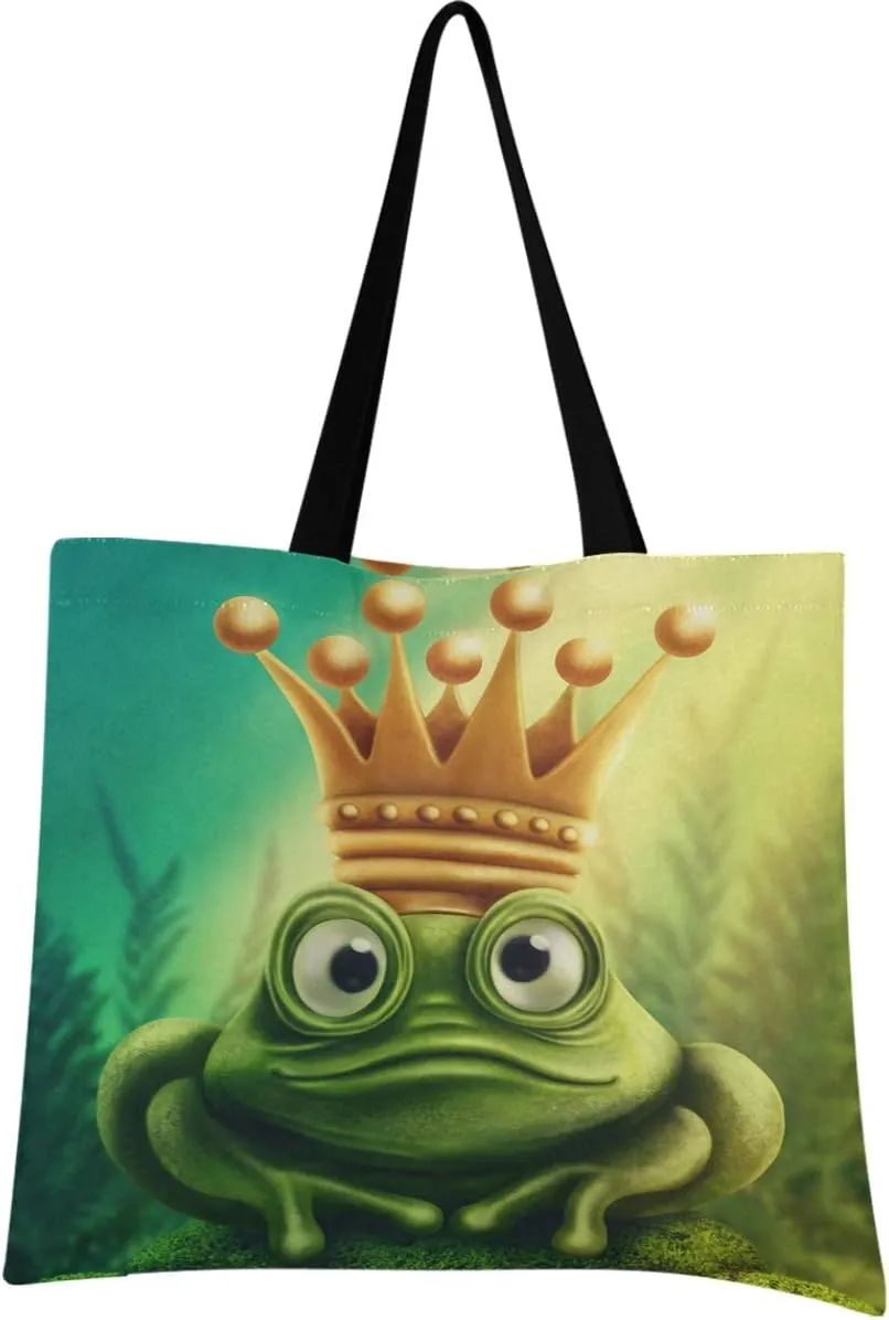 visesunny Stylish Women Canvas Shoulder Tote Bags Casual Bag Ladies Shopping Handbag for GYM Hiking Picnic Travel Beach