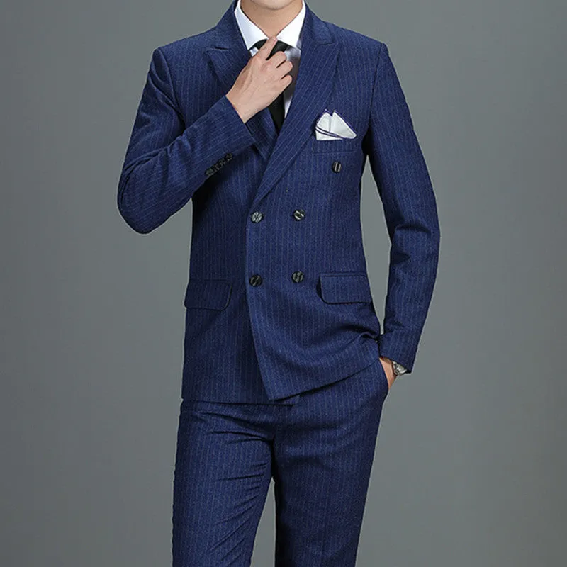 West Louis High End Business-Men British 3 Piece Suit