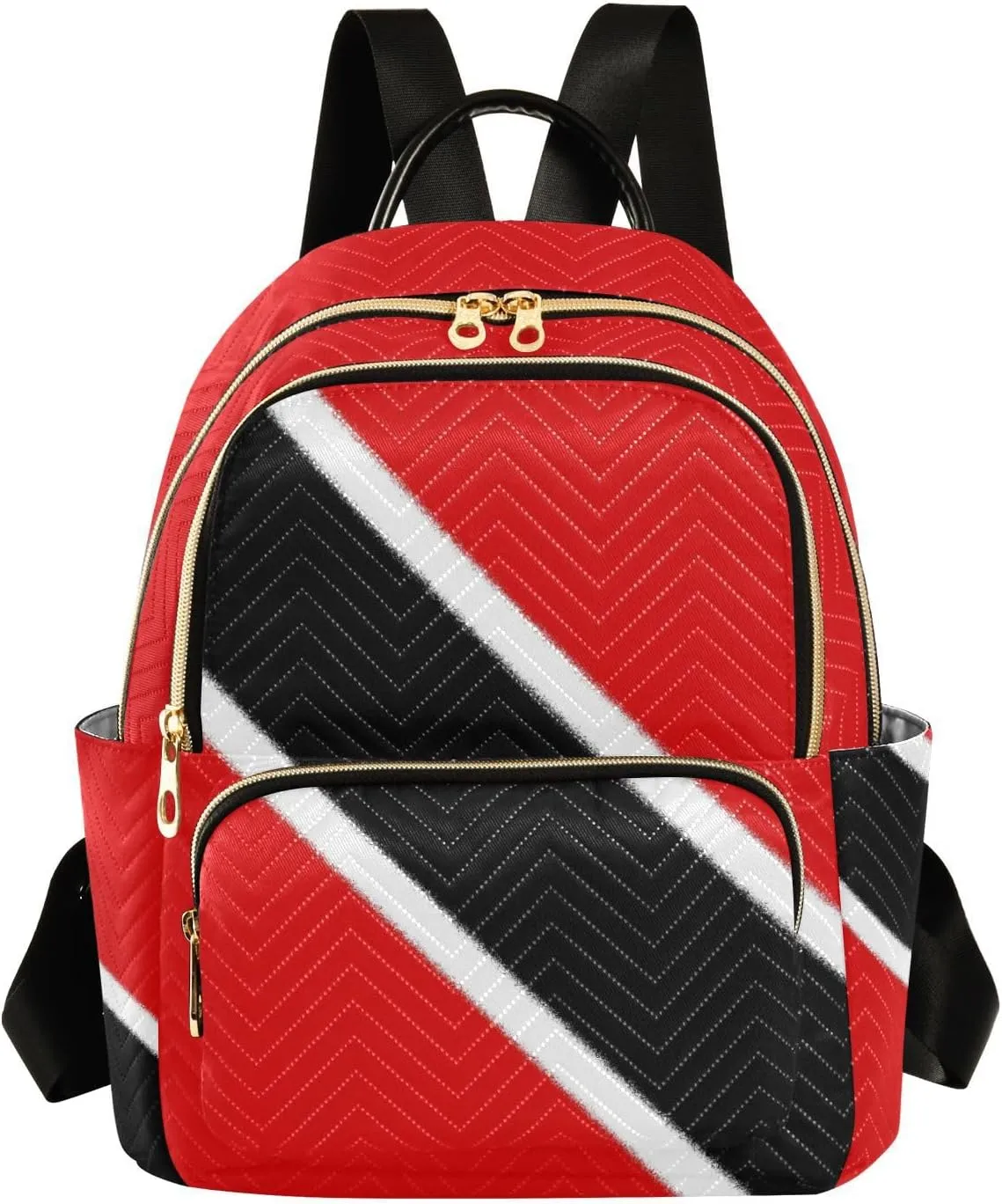 Women Fashion Backpack Flag Of Trinidad and Tobago Sturdy Daily Bag Compact Regular Bag Diaper Bag