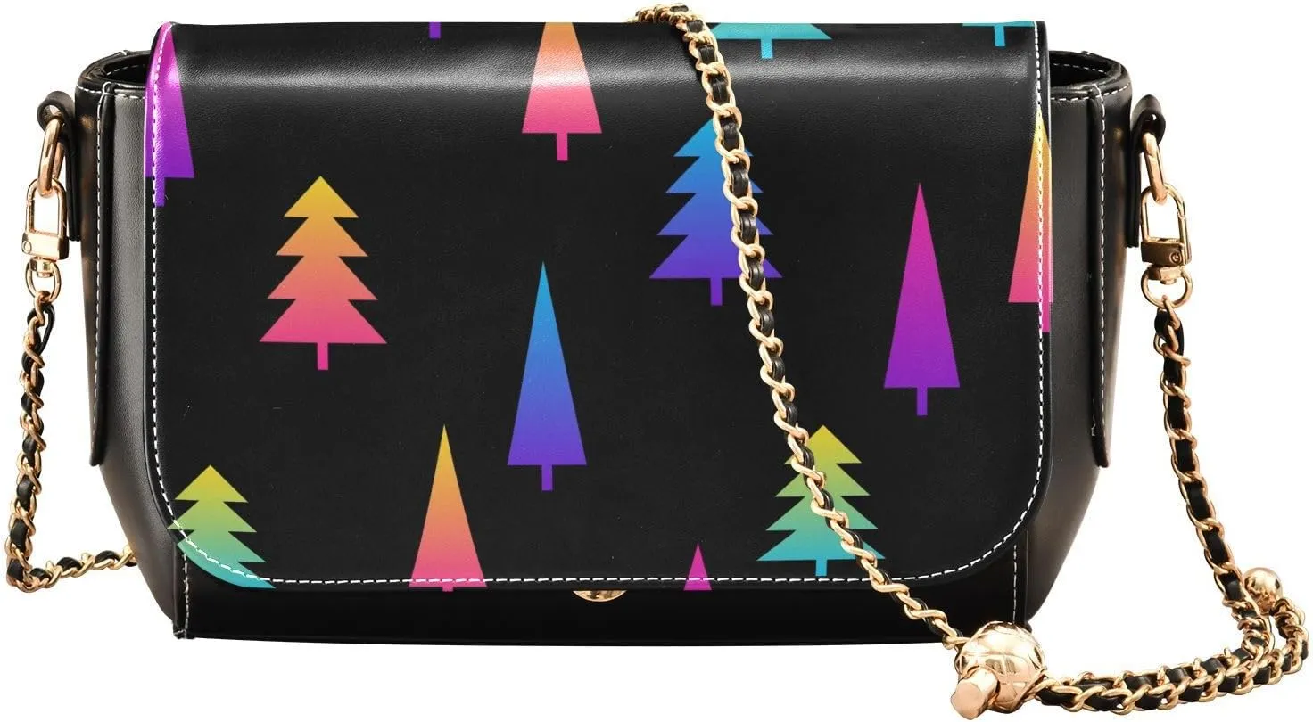 Women Tote Bag PU Leather Shoulder Crossbody Bag Fashion Hobo Handbags Adjustable Chain Shoulder Strap Men