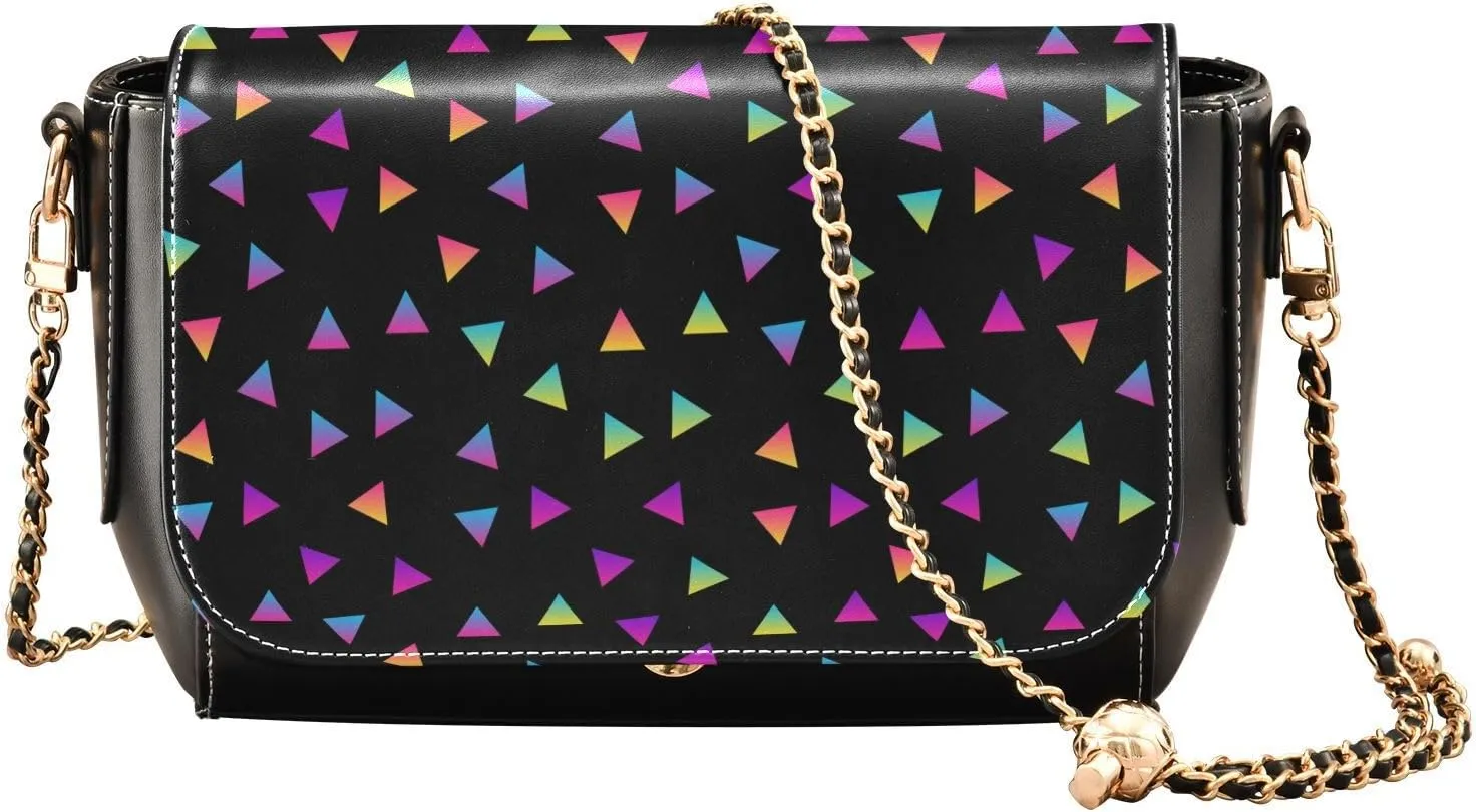 Women Tote Bag PU Leather Shoulder Crossbody Bag Fashion Hobo Handbags Adjustable Chain Shoulder Strap Men