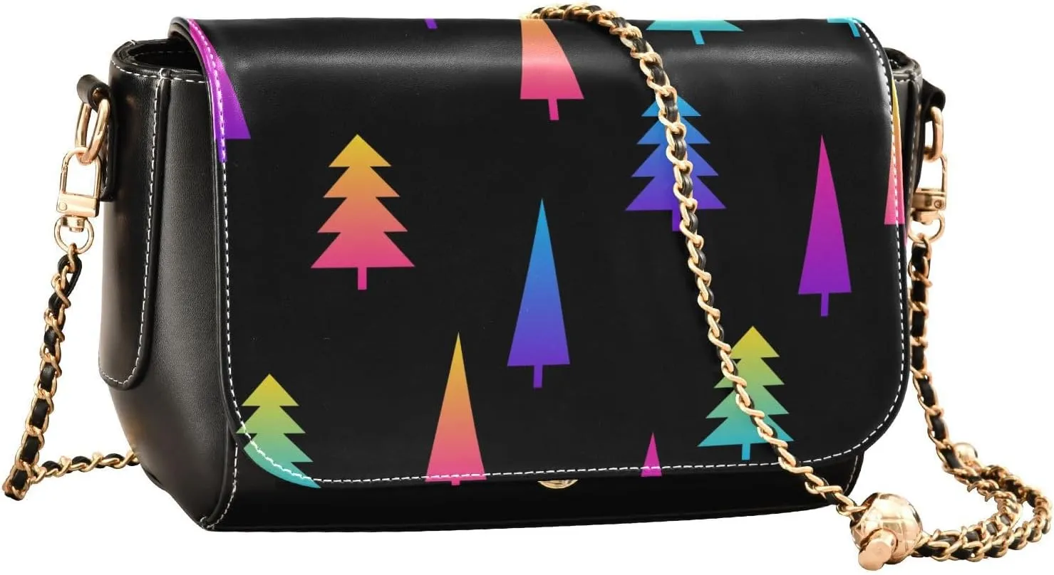 Women Tote Bag PU Leather Shoulder Crossbody Bag Fashion Hobo Handbags Adjustable Chain Shoulder Strap Men