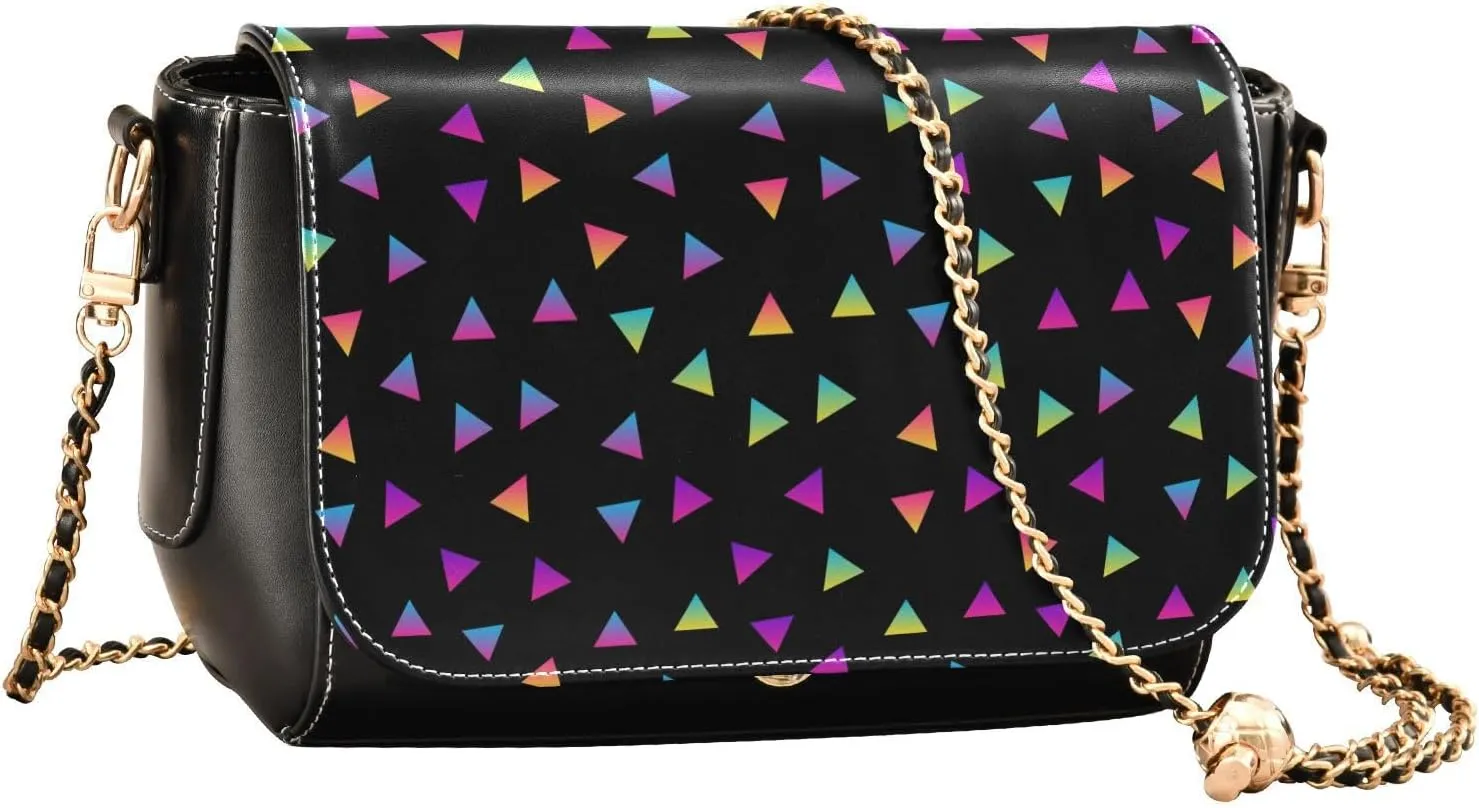 Women Tote Bag PU Leather Shoulder Crossbody Bag Fashion Hobo Handbags Adjustable Chain Shoulder Strap Men