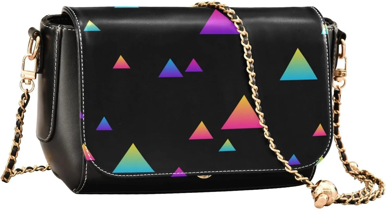 Women Tote Bag PU Leather Shoulder Crossbody Bag Fashion Hobo Handbags Adjustable Chain Shoulder Strap Men
