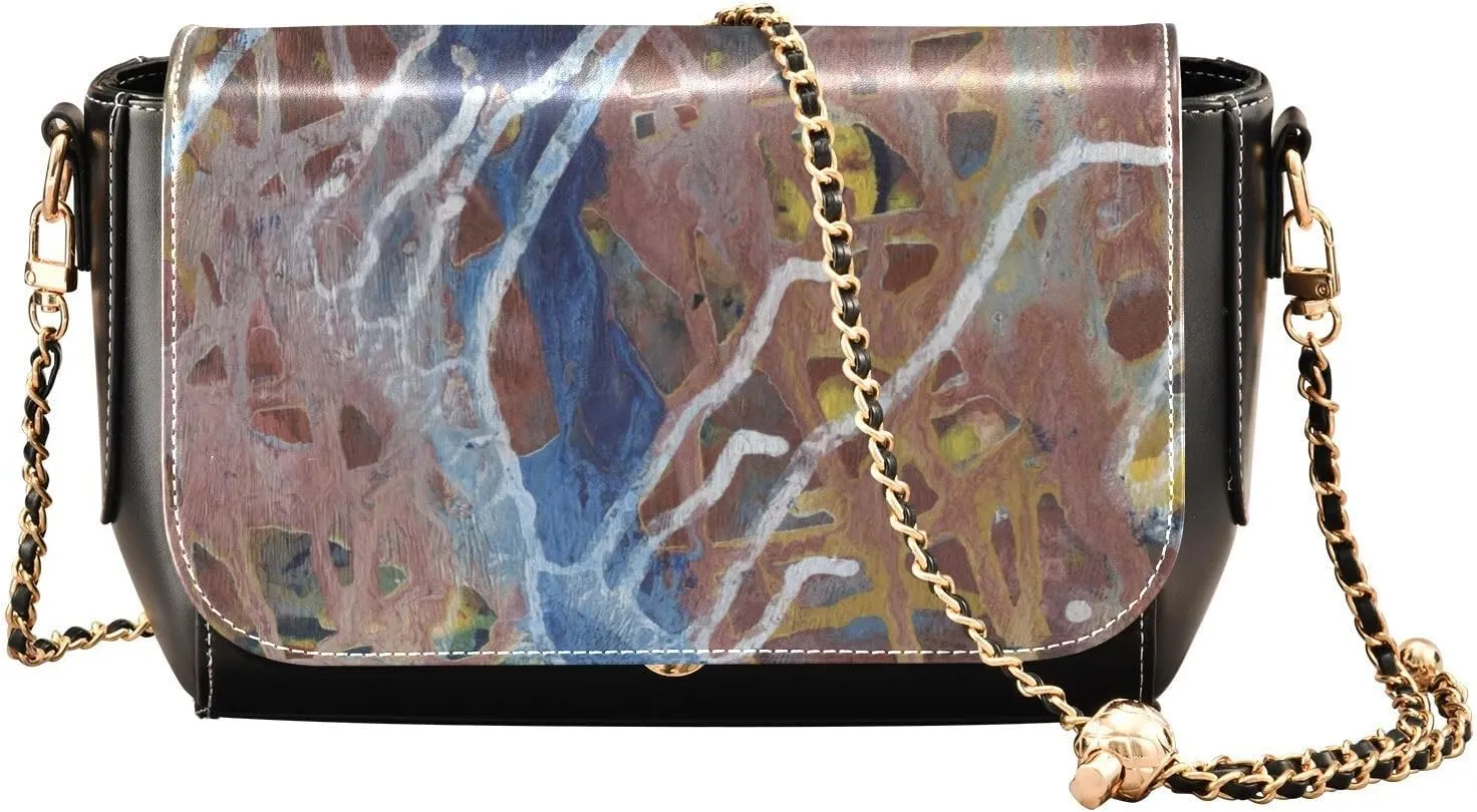 Women Tote Bag PU Leather Shoulder Crossbody Bags Fashion Hobo Handbags Adjustable Chain Shoulder Strap