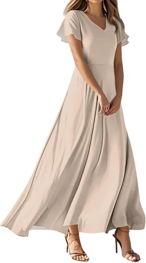 Womens Casual Dresses Maternity Ruffle Solid Funny Daily Wear Swing Tea Party Dresses That Hide Tummy Bulge