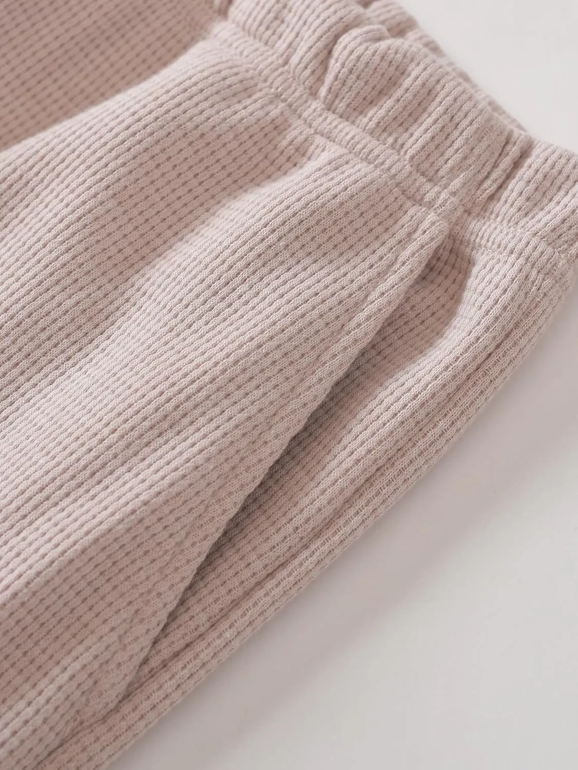 Women's Petite Length Lounge Pants Wide Leg with Pockets
