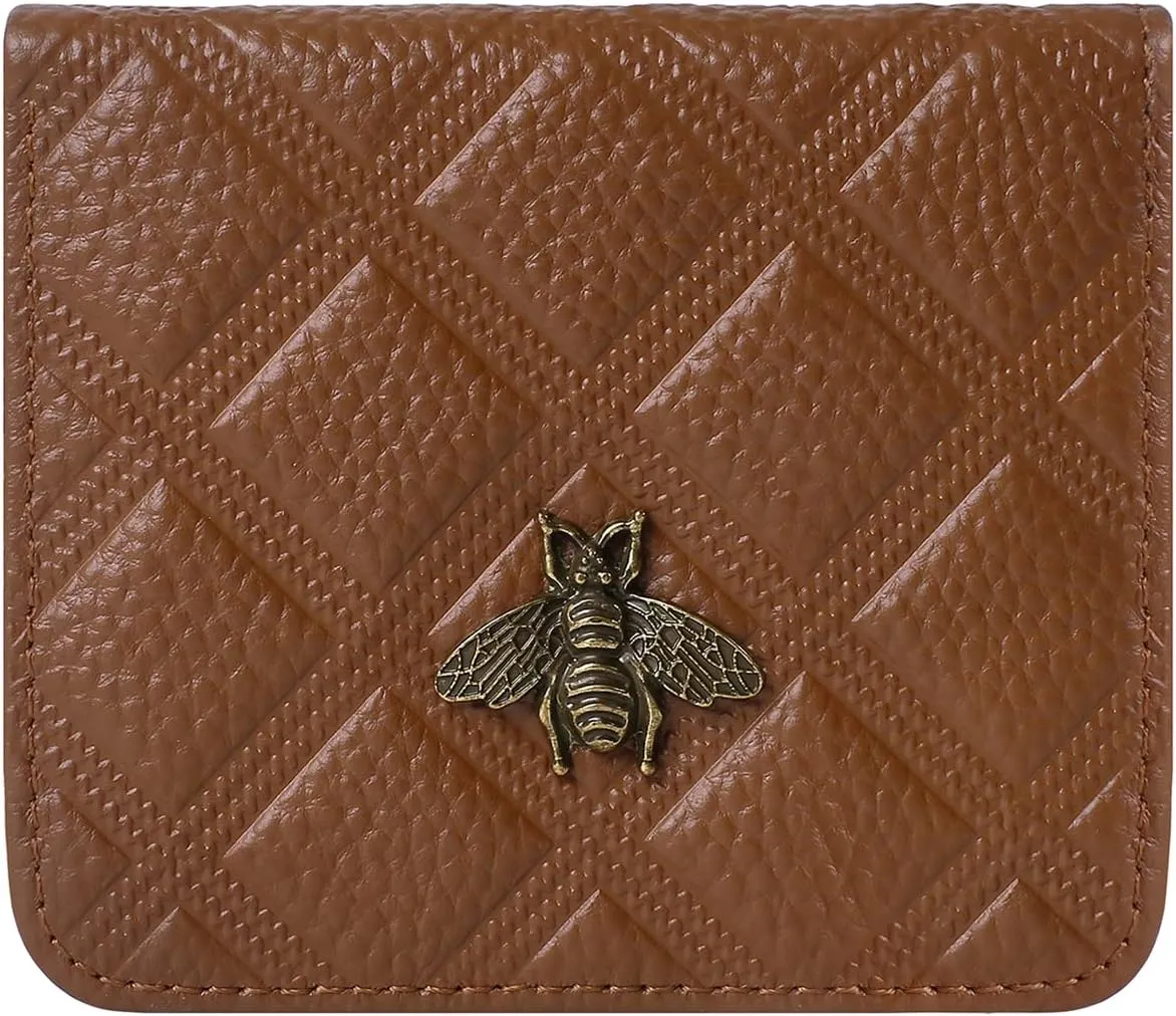 Womens Wallet RFID Blocking Small Compact Bifold Genuine Leather Pocket Wallet Mini Wallets for Women Ladies Purse
